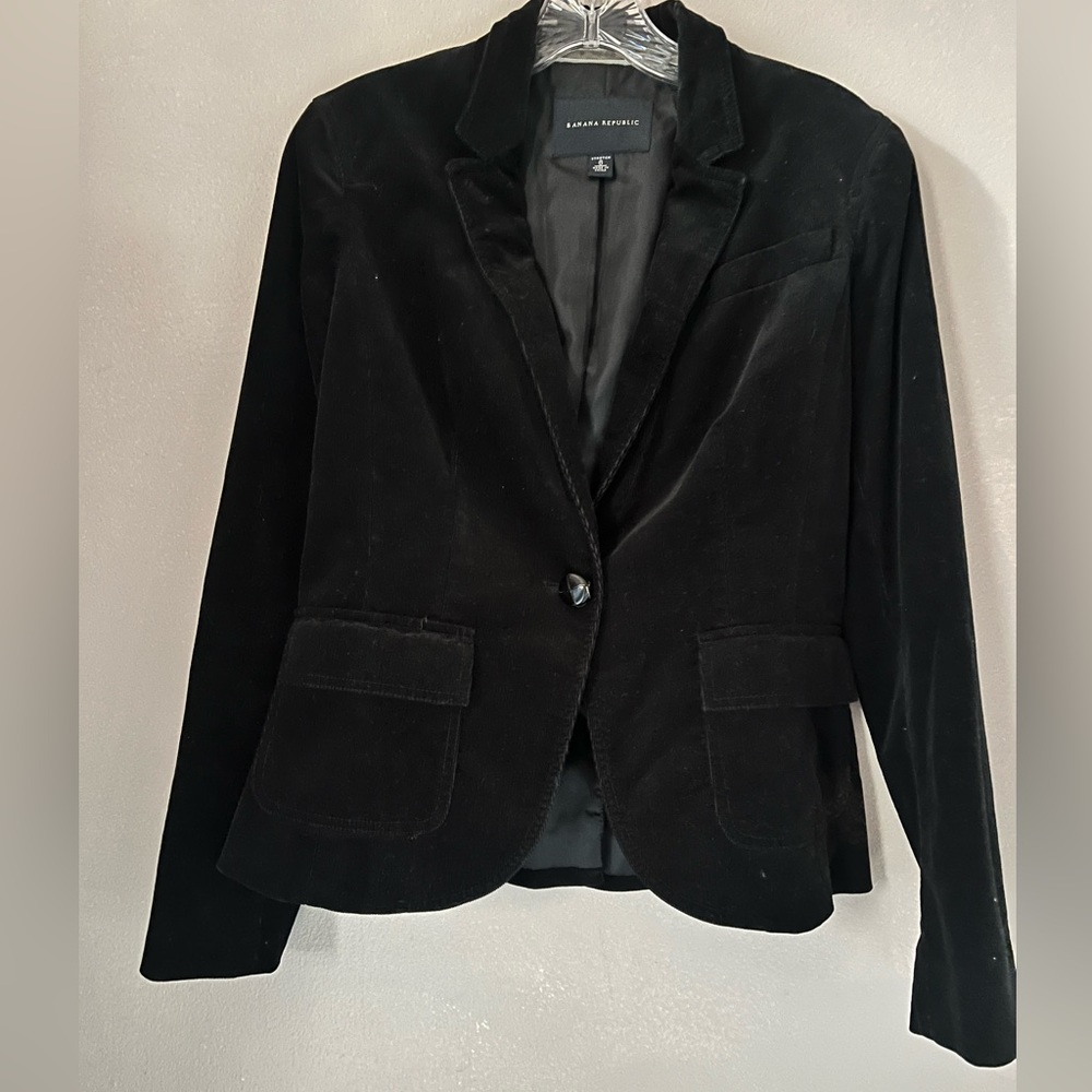 Banana Republic Corduroy black blazer